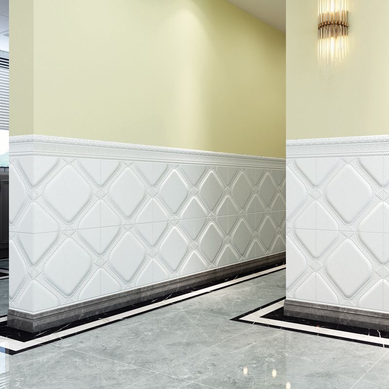 Modern Tin Backsplash Panel Smooth Styrofoam Wall Ceiling