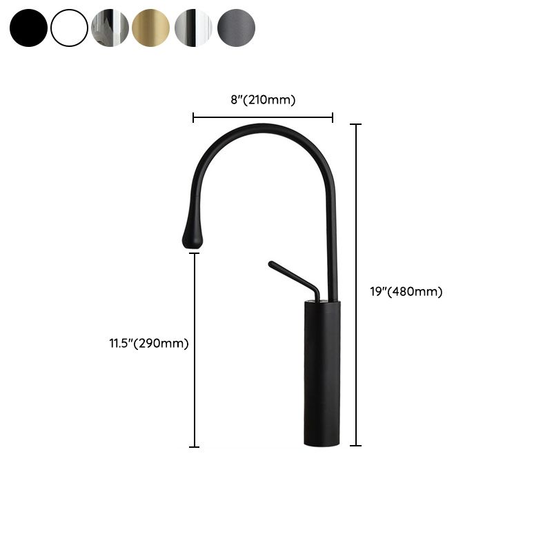 Wall-mounted metal bathtub faucet bathtub filler single lever shower faucet