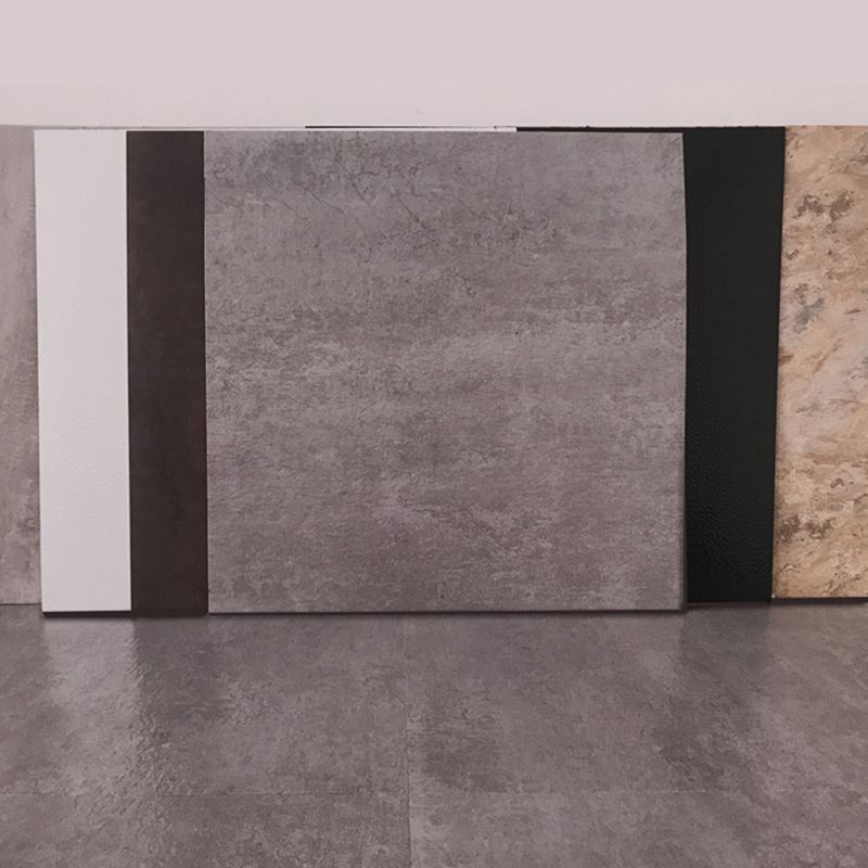 Rectangular PVC Floor Covering Peel and Stick Matte Stone Look Vinyl Floor