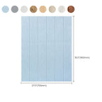 Plastic wall cladding panels for peeling and attaching with waterproof wainscoting