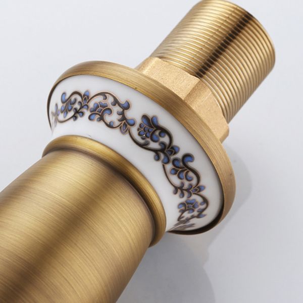 Low arch country vessel faucet single lever brass faucet for bathroom