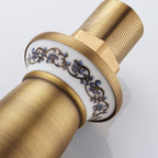 Low arch country vessel faucet single lever brass faucet for bathroom