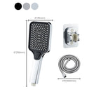 Rectangular Pressure Shower Head 4-Adjustable Water Flow Hand Shower