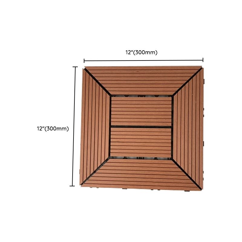 Deck Plank Loose Lay Manufactured Wood Panels Patio Tiles Outdoor Flooring