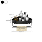 Modern Black-White Metal Bath Hardware Set Bath Shelf Bathroom Hardware Set