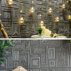 Interior Wall Cladding 3D Print Peel and Stick Waterproof Wall Panel