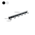 Modern Bathroom Accessory Set Silver/Black Bathroom Accessory Kit