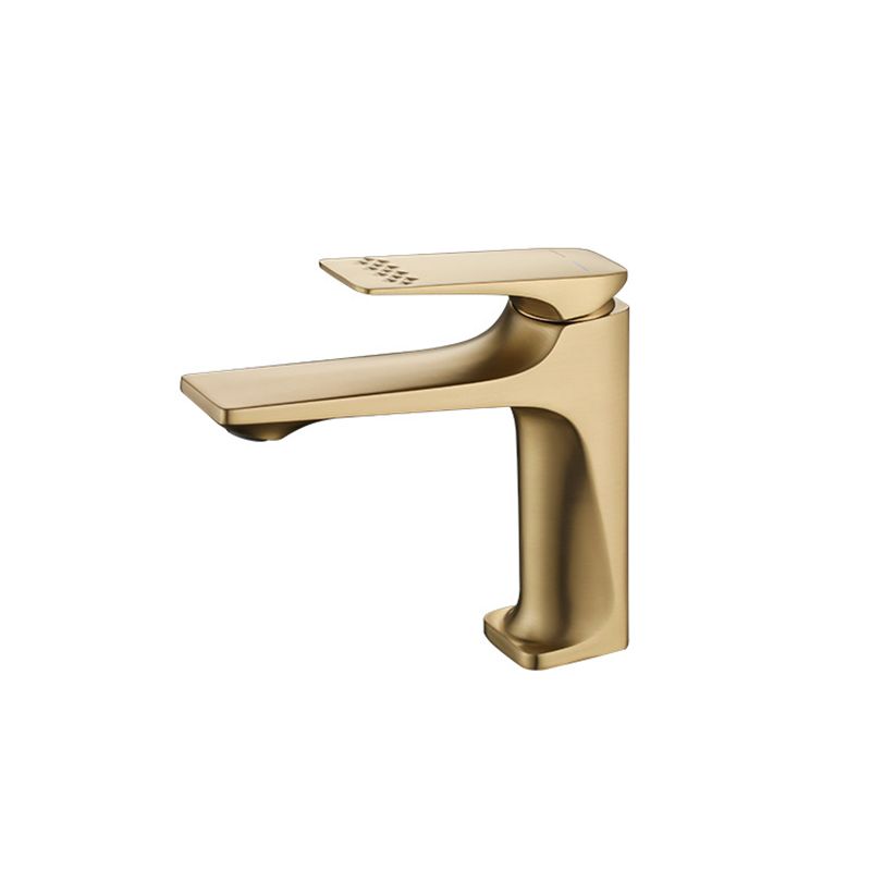 Modern Bathroom Faucet Brass Deep Curve Lever Handle with Faucet Hose