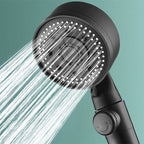 Modern Shower Head Plastic Wall Mounted Shower Head with Adjustable Spray Pattern