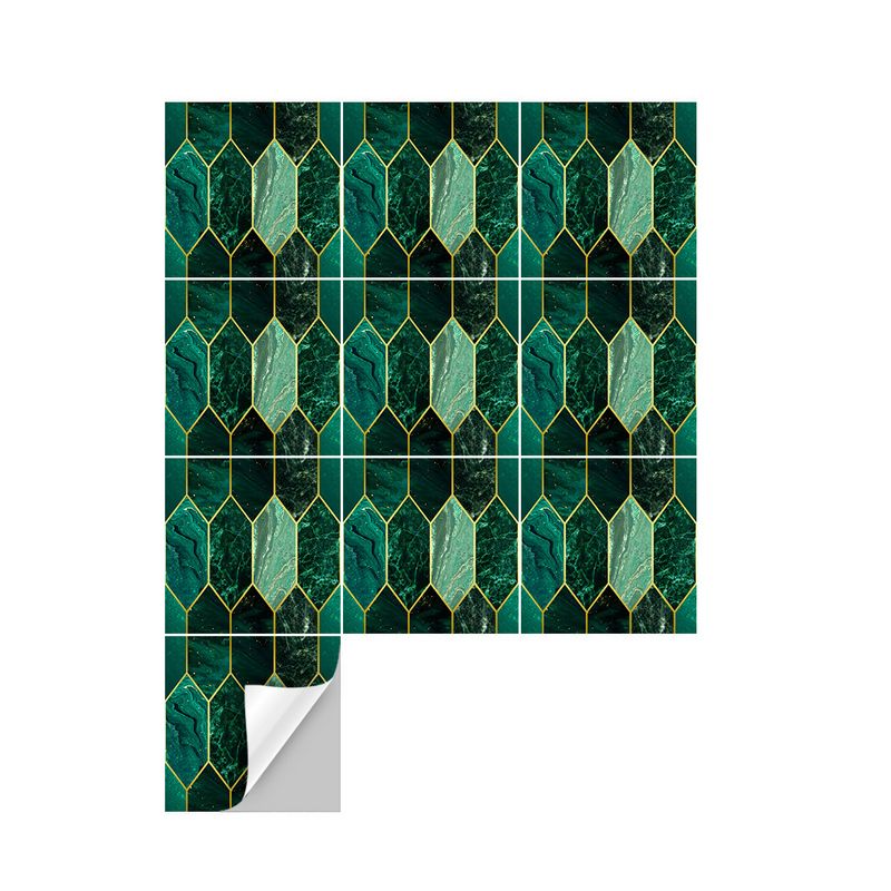 Mosaic Tiles Wallpaper Plastic Contemporary Removable & Stick Mosaic Tile