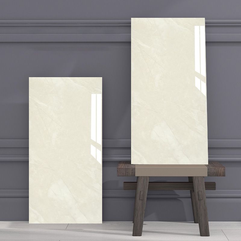 Modern Peel-and-Stick Back Wall PVC Rectangular Wall Tile for Kitchen and Bathroom