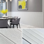 Farmhouse Wall Plank 3D Brick Bedroom and Living Room Wall Panel Set of 10
