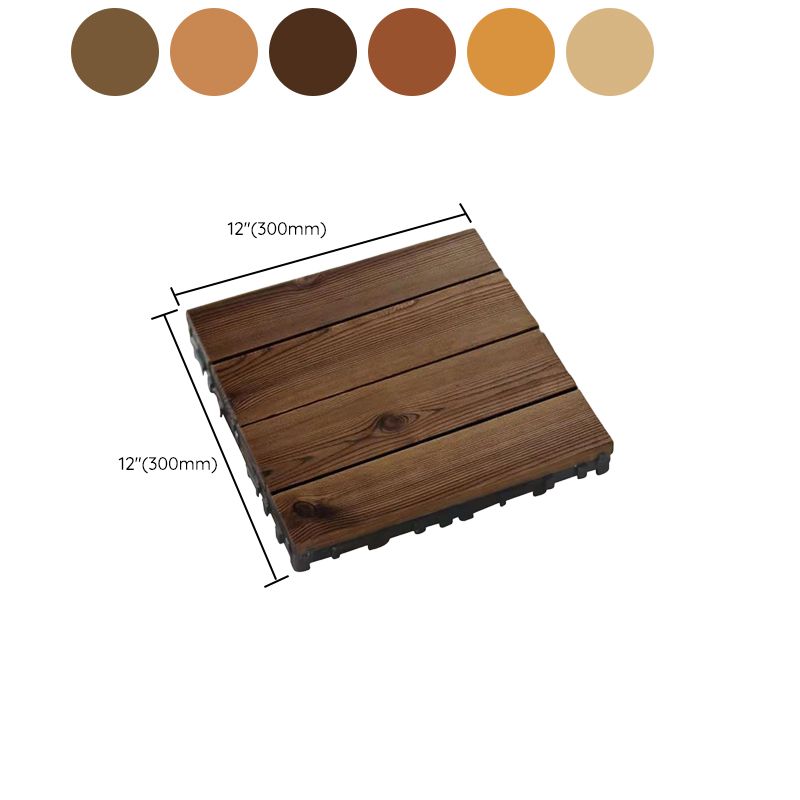 Wood Deck/Patio Floor Tiles with Click Installation Floor Slabs Tiles