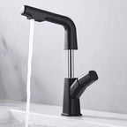 Widespread sink faucet Modern tap with single lever
