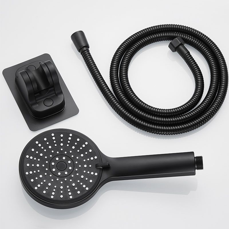 ABS Plastic Handheld Shower High Pressure 5 Spray Patterns Wall Mounted Showerhead
