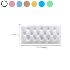 Modern Tin Backsplash Cover Smooth Wall Ceiling Cushion Plate Set of 1