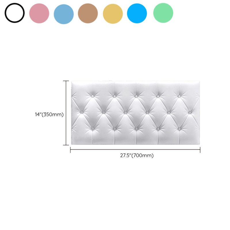 Modern Tin Backsplash Cover Smooth Wall Ceiling Cushion Plate Set of 1