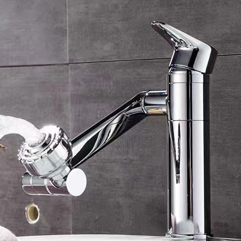 Modern Copper Low Arc Centerset Faucets Bathroom Sink Faucet