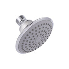 Round Shape Shower Head Modern Swiveling Wall Mounted Fixed Shower Head