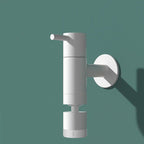 Contemporary Wall-Mounted Bathroom Faucet One Hole Solid Brass Round Faucet