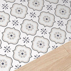 Square Indoor Vinyl Flooring Self-Adhesive Flower Pattern Waterproof Vinyl Flooring