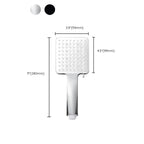 Square modern handheld shower head leak-proof wall-mounted shower head