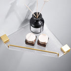 Metal Minimalist Bathroom accessory single or in set in Gold