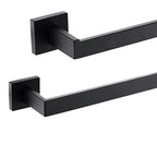 7-piece bathroom accessory set made of stainless steel with paper holder/robe hook/towel ring bar