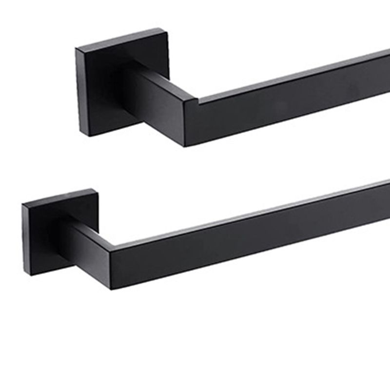 7-piece bathroom accessory set made of stainless steel with paper holder/robe hook/towel ring bar