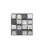 Pattern Color Stone Peel and Stick Mosaic Tile Peel and Stick Tiles Set of 20