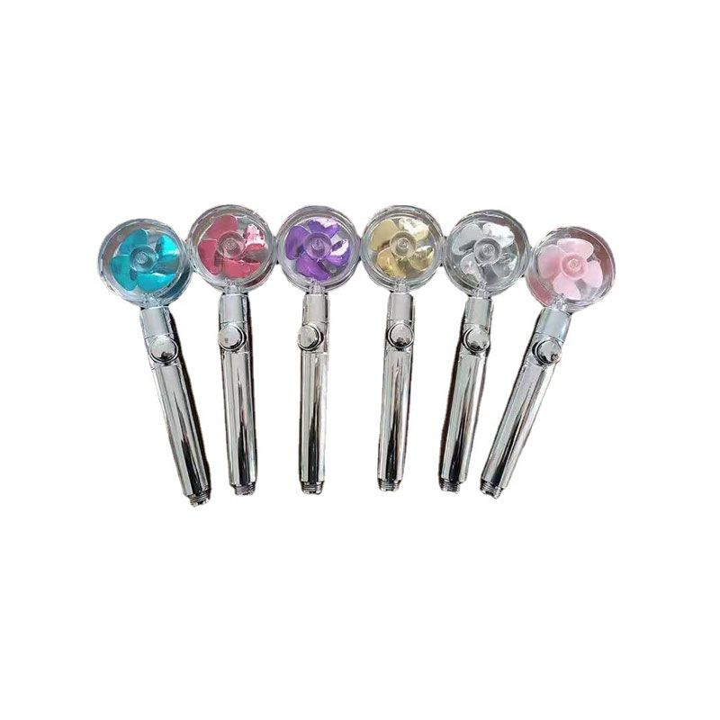 Contemporary Handheld Supercharged Showerhead Round Spray Head