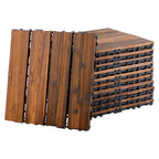 Traditional Wood Parquet Click-Lock Non-Slip Wood Flooring