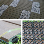 Modern Floor Tiles Outdoor Waterproof Rectangular Wood Decking
