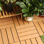 Composite deck tiles Connectable waterproof floor tiles