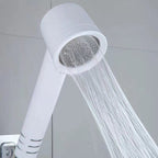 Contemporary Shower Head Combination White Adjustable Hand Shower