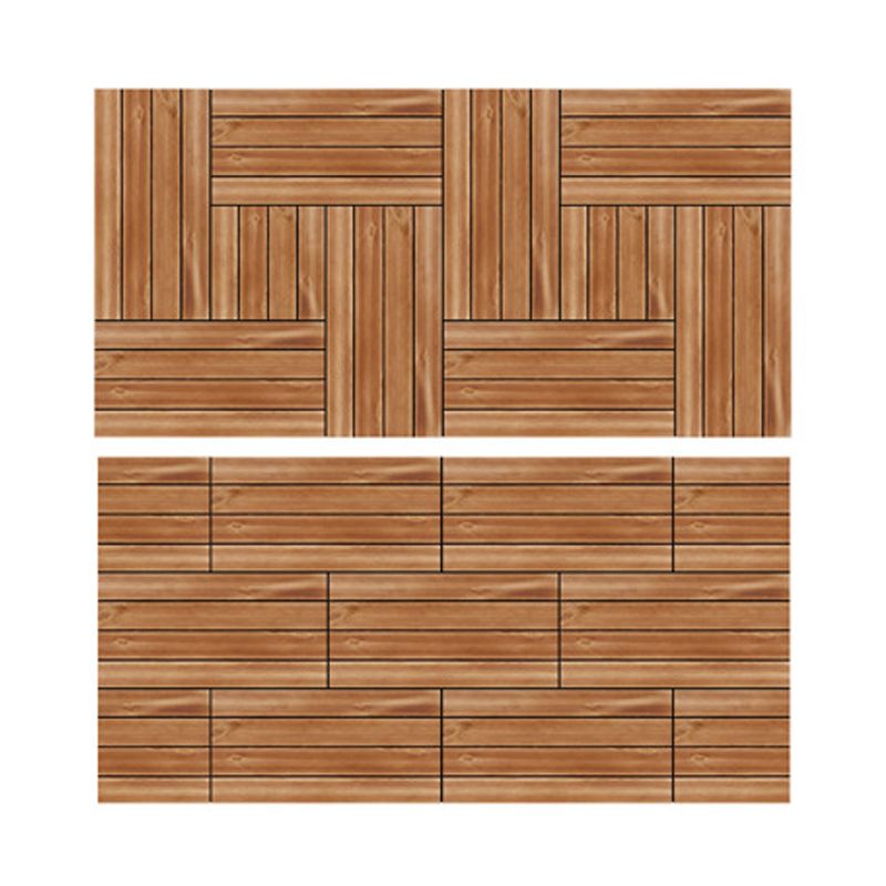 Parquet Pine Floor Tile Waterproof Click Lock Traditional Wood Floor for Living Room
