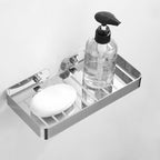 Silver Bathroom Accessories Hardware Set Modern Bathroom Accessories Kit