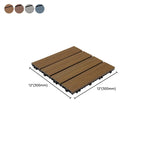 Deck Plank drilled hardwood tiles exterior flooring