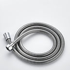 Round Handheld Shower Head with Self-Cleaning Wall-Mounted Shower Head