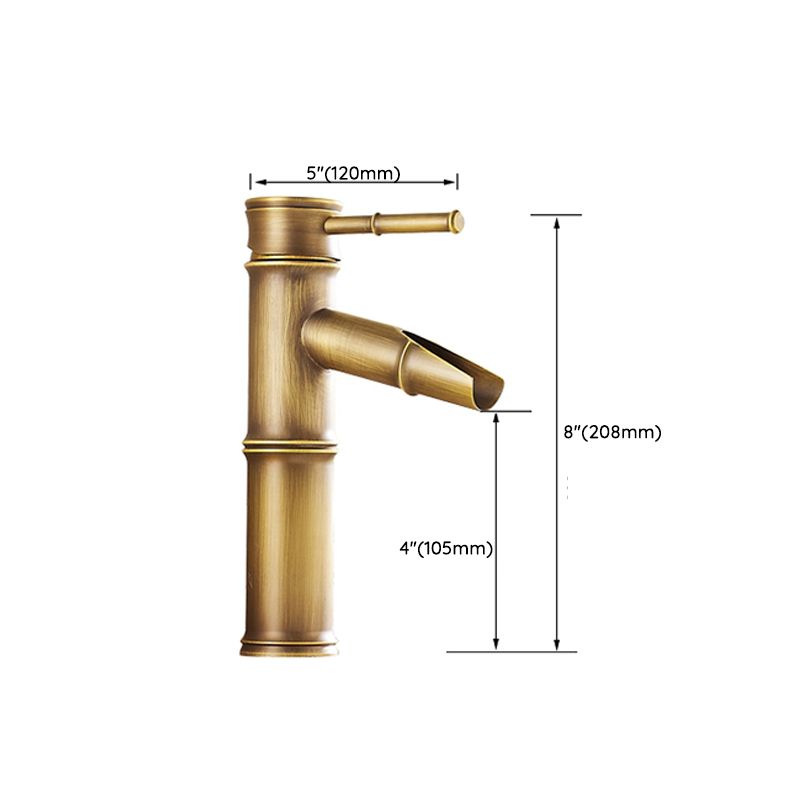 Lever Handle Vessel Faucet Single Hole Basin Faucet Farmhouse Style Sink Faucet