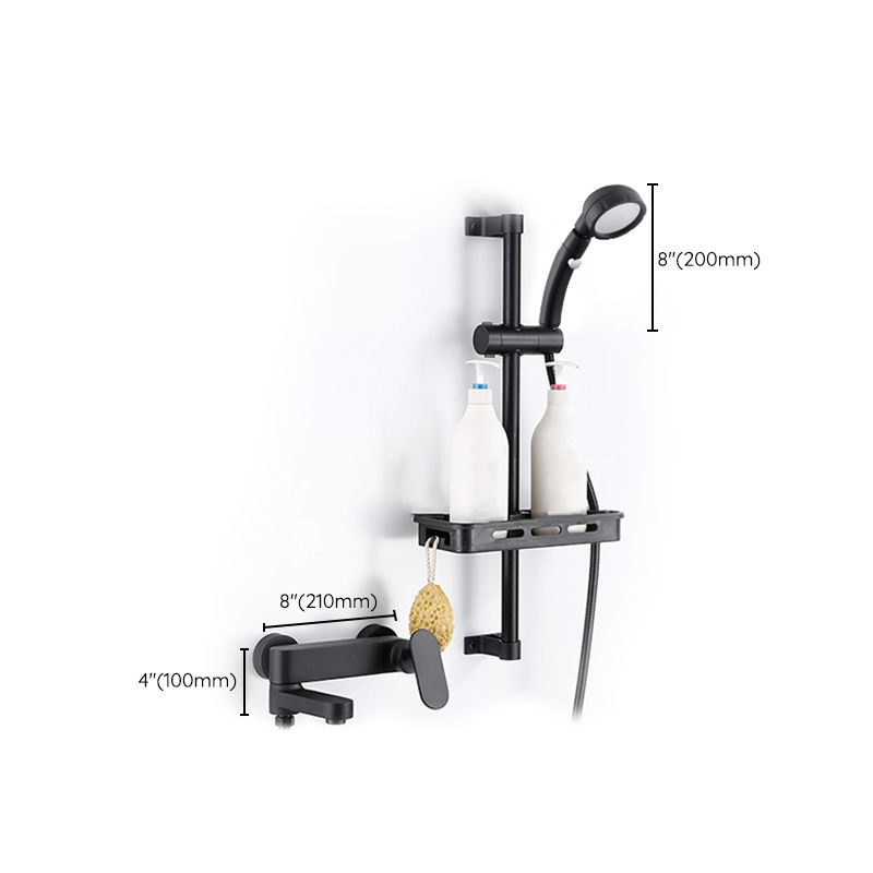 Modern Wall-Mounted Bathtub Faucet Trim Metal Single-Lever Bathtub Faucet Trim
