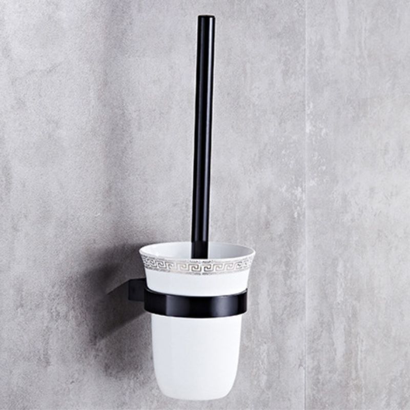 Modern 5/6-piece bathroom accessory set with bathroom shelf/robe hooks/towel bar