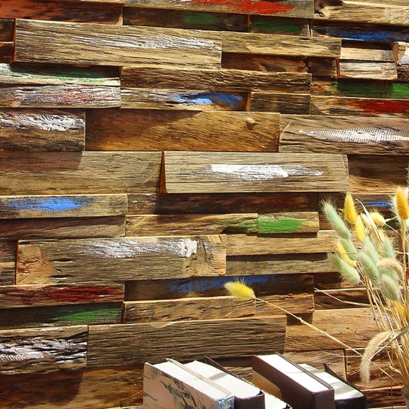 Wall cladding wood shiplap mosaic modern interior wall cladding