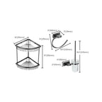 Modern Silver Bathroom Accessories As Individual Piece Or In Set With Towel Bar