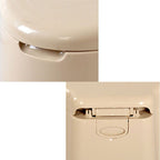 Modern Plastic Floor-Mounted Toilet Bowl with Seat for the Bathroom