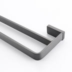 Gray metal modern bathroom accessories as a single item or as a set