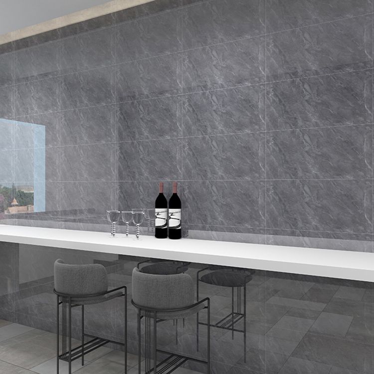 Marbleizing Waterproof Tile PVC Single Peel & Stick Tile for Backsplash