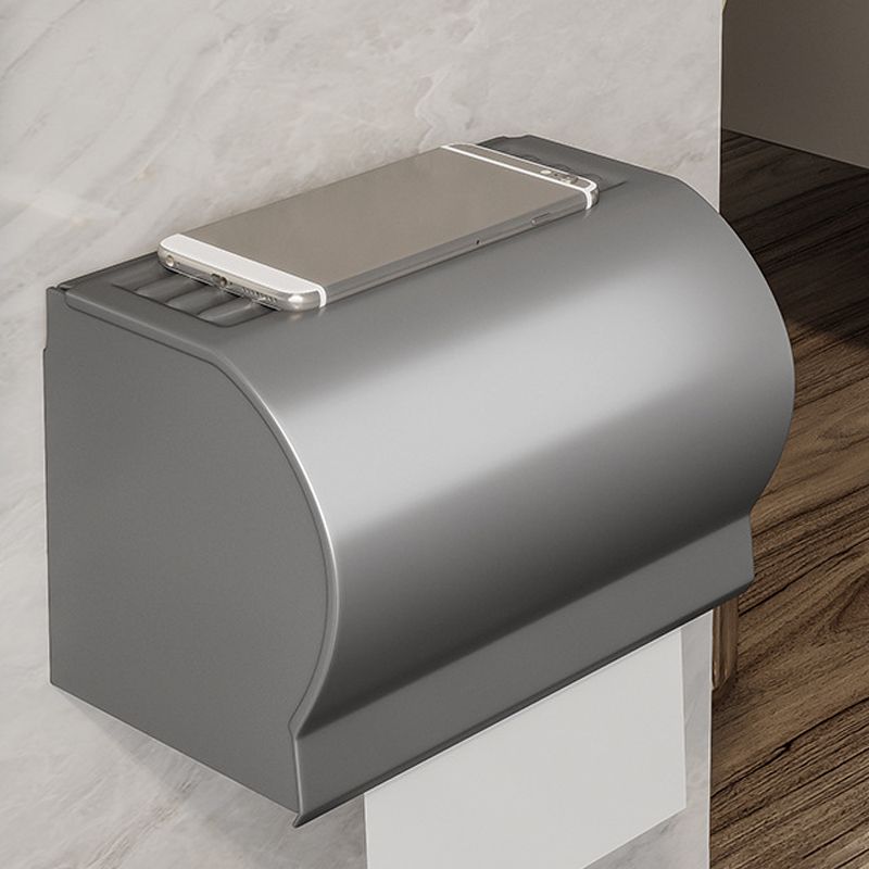 Gray bathroom accessories as a single piece or as a set with towel holder/bathroom shelf/robe hooks