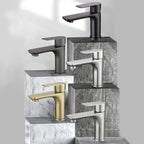Modern Vessel Faucet Copper Single Handle Low Arc Vessel Faucet for Home