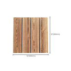 Pine Floor Tile Water Resistant Click-Lock Traditional Wood Floor for Living Room